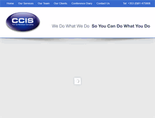 Tablet Screenshot of ccis.ie