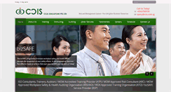 Desktop Screenshot of ccis.com.sg